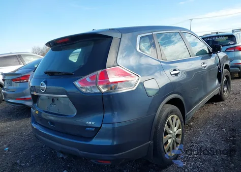 2014 Nissan Rogue S z USA, uszkodzony, nr VIN 5N1AT2MV9EC853270